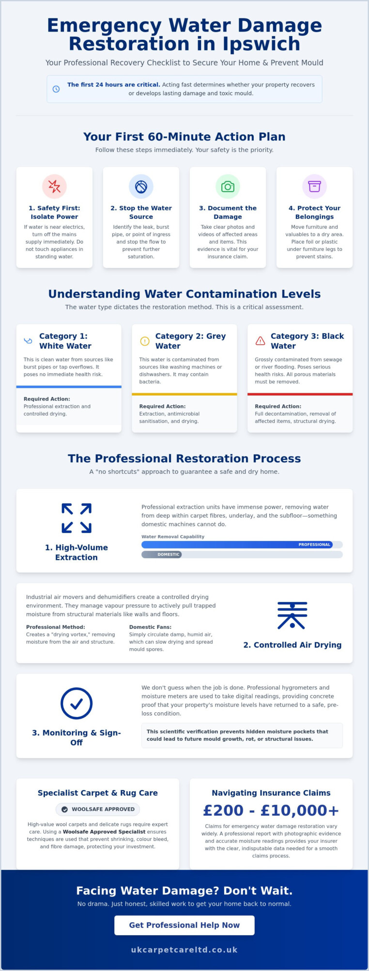 Emergency Water Damage Restoration Ipswich: The Homeowner’s Essential Recovery Checklist