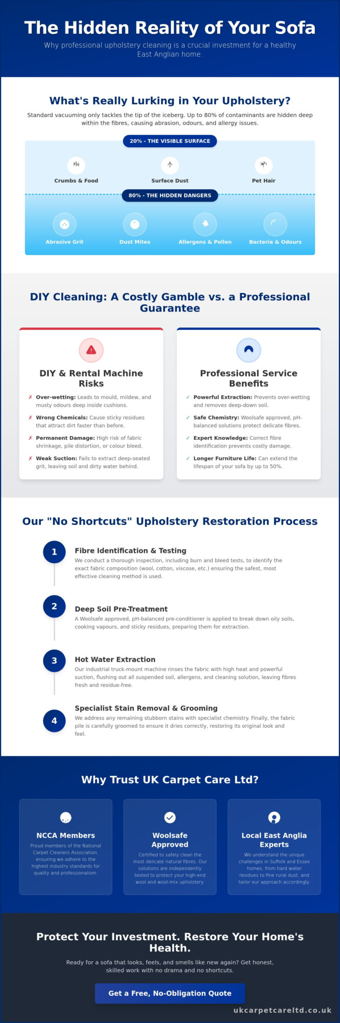 Professional Upholstery Cleaning in Ipswich & Colchester: The Expert Guide to Upholstery Care
